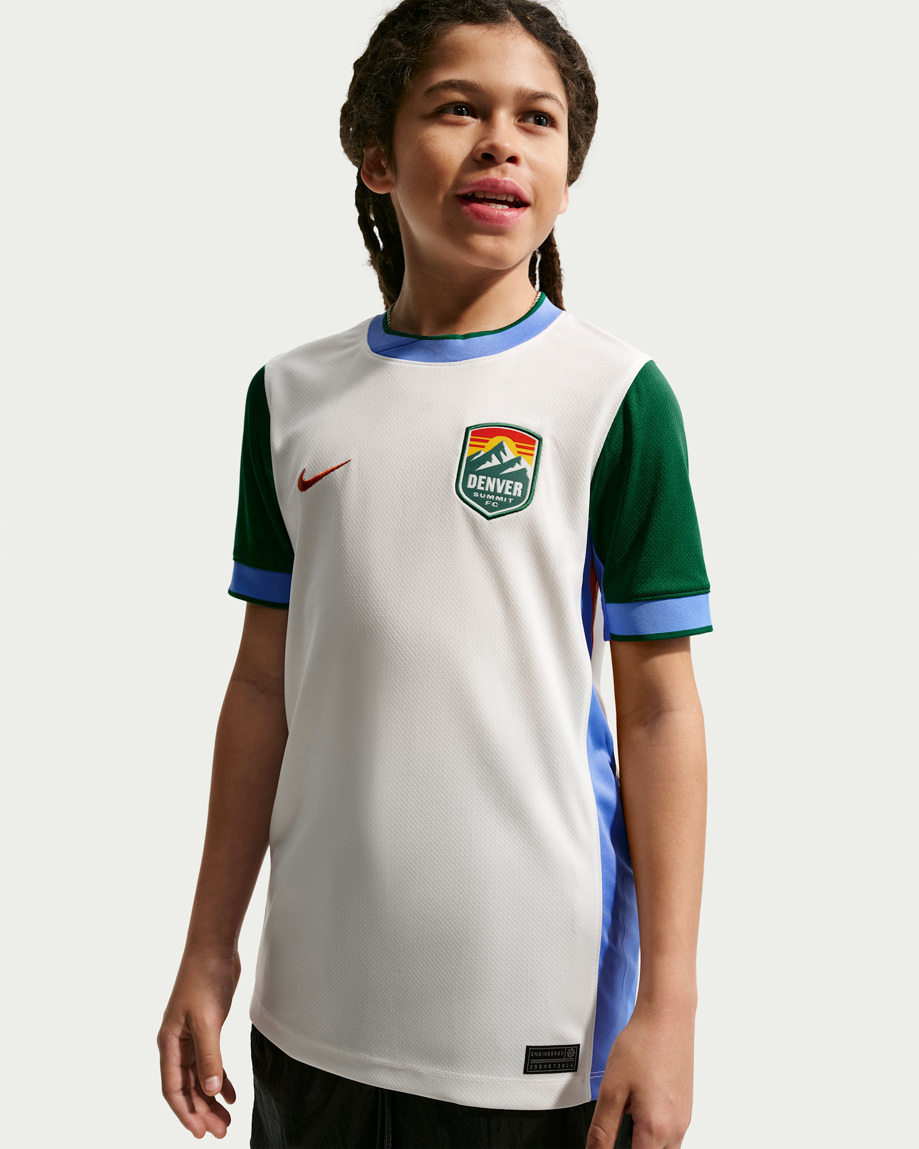 Nike ユニフォーム CABBAGE 13 L Denver FC Stadium Edition Big Kids' Nike Dri-FIT Replica Jersey